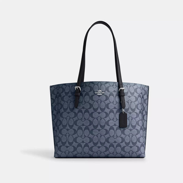 Coach Mollie Tote In Signature Canvas L