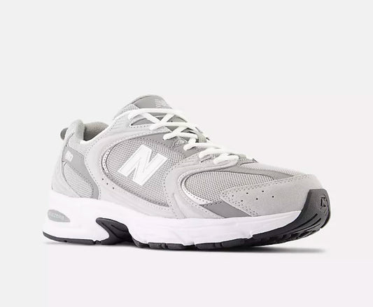 New Balance 530 trainers / Raincloud with shadow grey and silver metallic