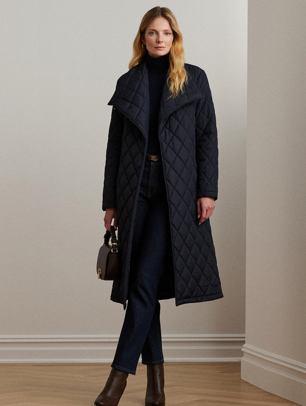 Ralph Lauren Belted Quilted Coat