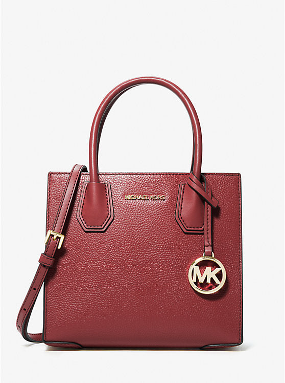 Michael Kors Mercer Medium Pebbled Leather Crossbody Bag