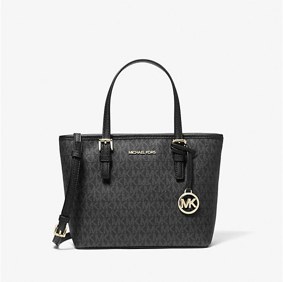 Michael Kors Jet Set Travel Extra-Small Logo Top-Zip Tote Bag