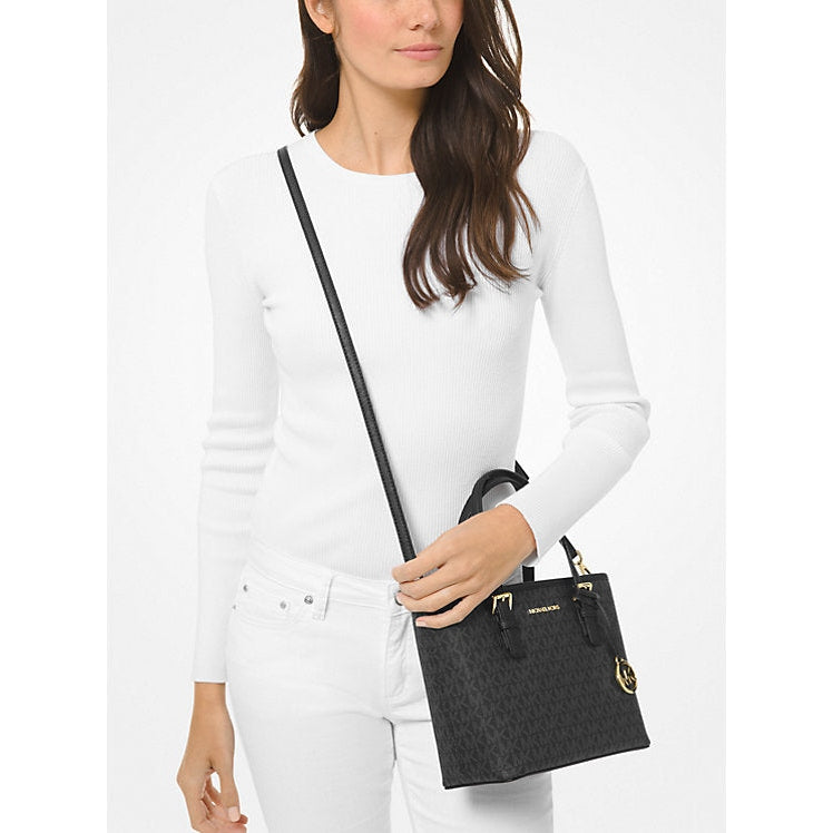 Michael Kors Jet Set Travel Extra-Small Logo Top-Zip Tote Bag