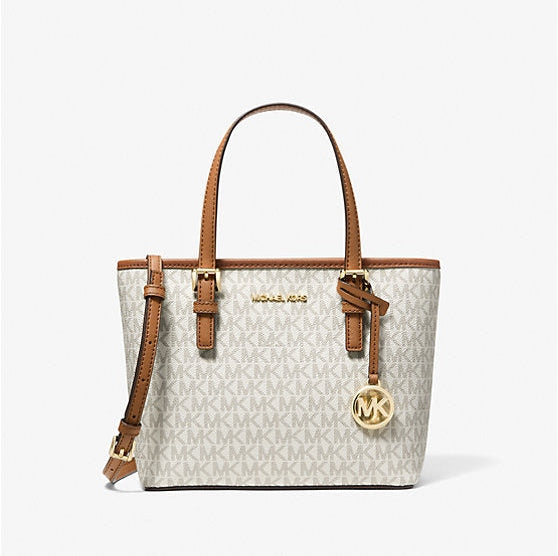 Michael Kors Jet Set Travel Extra-Small Logo Top-Zip Tote Bag