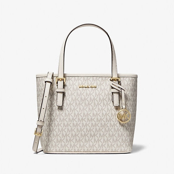 Michael Kors Jet Set Travel Extra-Small Logo Top-Zip Tote Bag