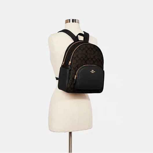 Coach Court Backpack In Signature Canvas