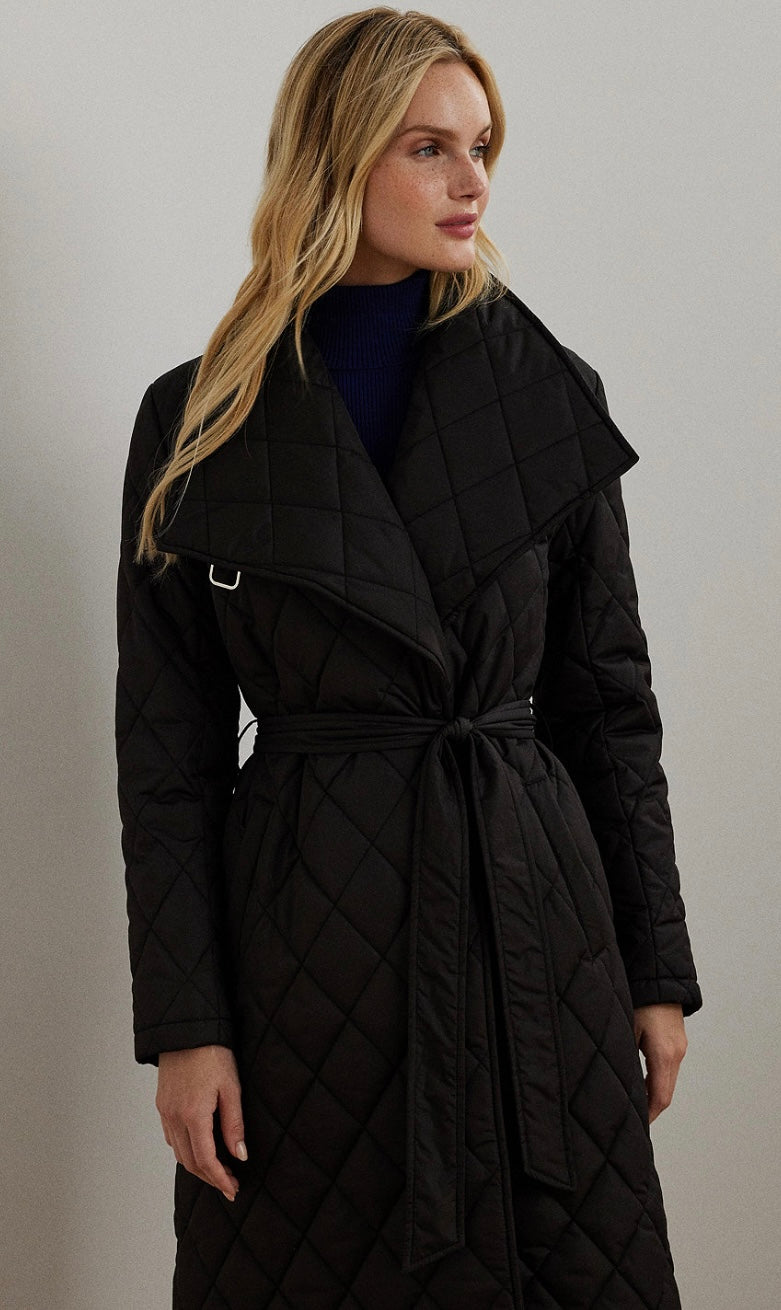 Ralph Lauren Belted Quilted Coat