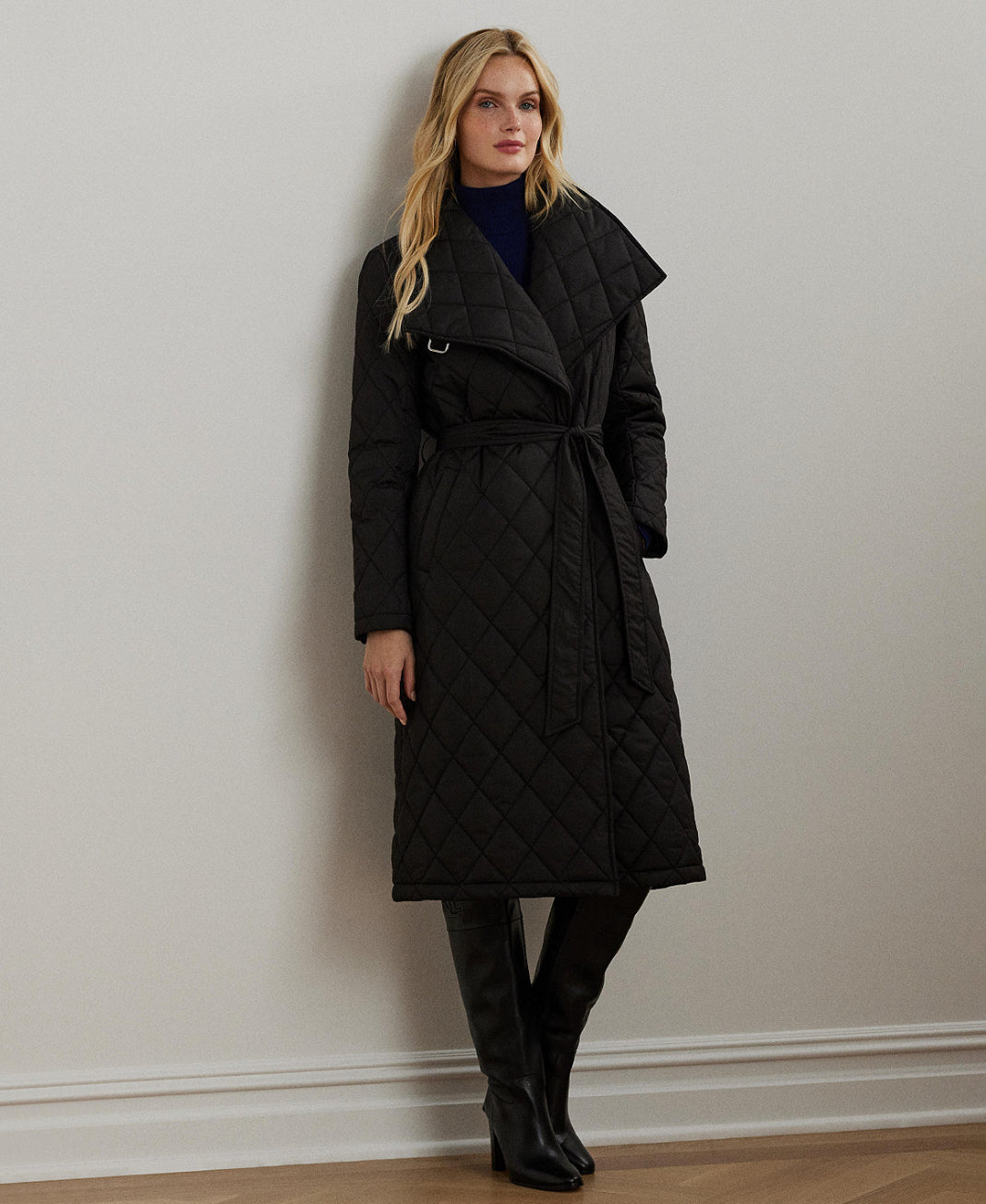 Ralph Lauren Belted Quilted Coat