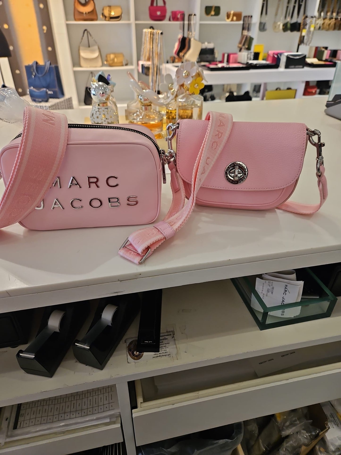 Marc Jacobs Flash Çapraz Askılı Pembe