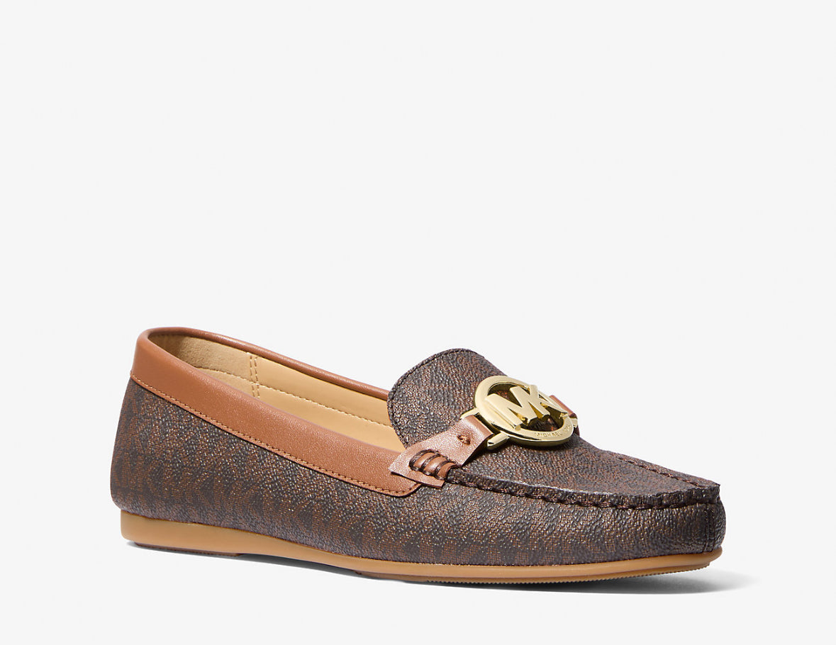 Michael Kors Fulton Çivili Logo Moccasin