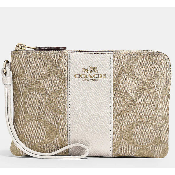 Coach Corner Zip Wallet