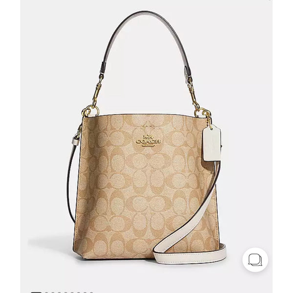 Coach Mollie Bucket Bag 22 In Signature Canvas