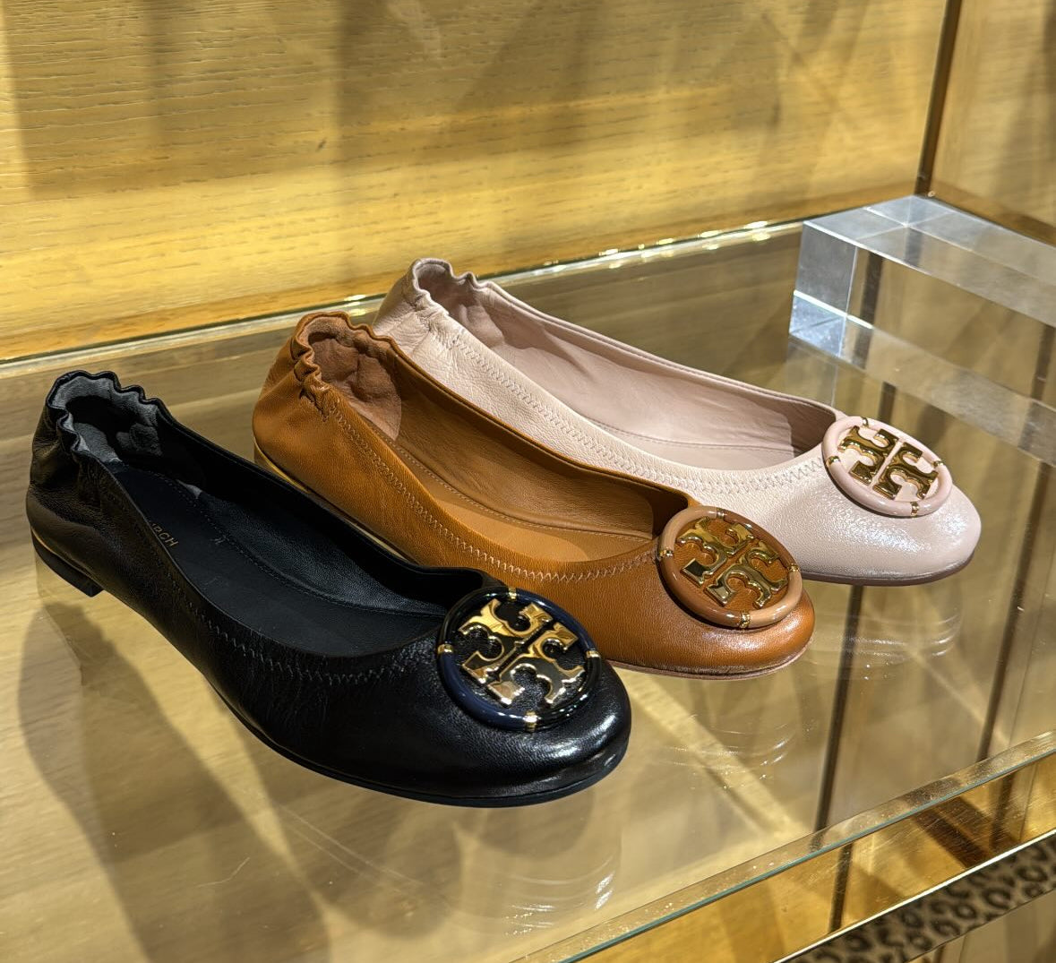 Tory Burch Multi Logo Ballet Flats