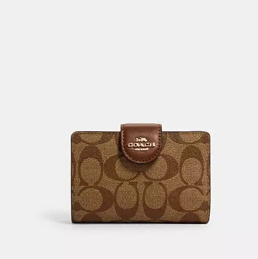 Coach Medium Corner Zip Wallet