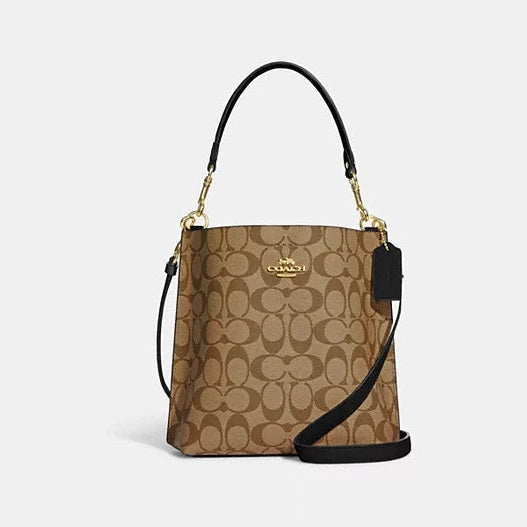 Coach Mollie Bucket Bag 22 In Signature Canvas