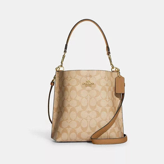 Coach Mollie Bucket Bag 22 In Signature Canvas