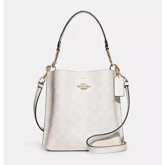 Coach Mollie Bucket Bag 22 In Signature Canvas