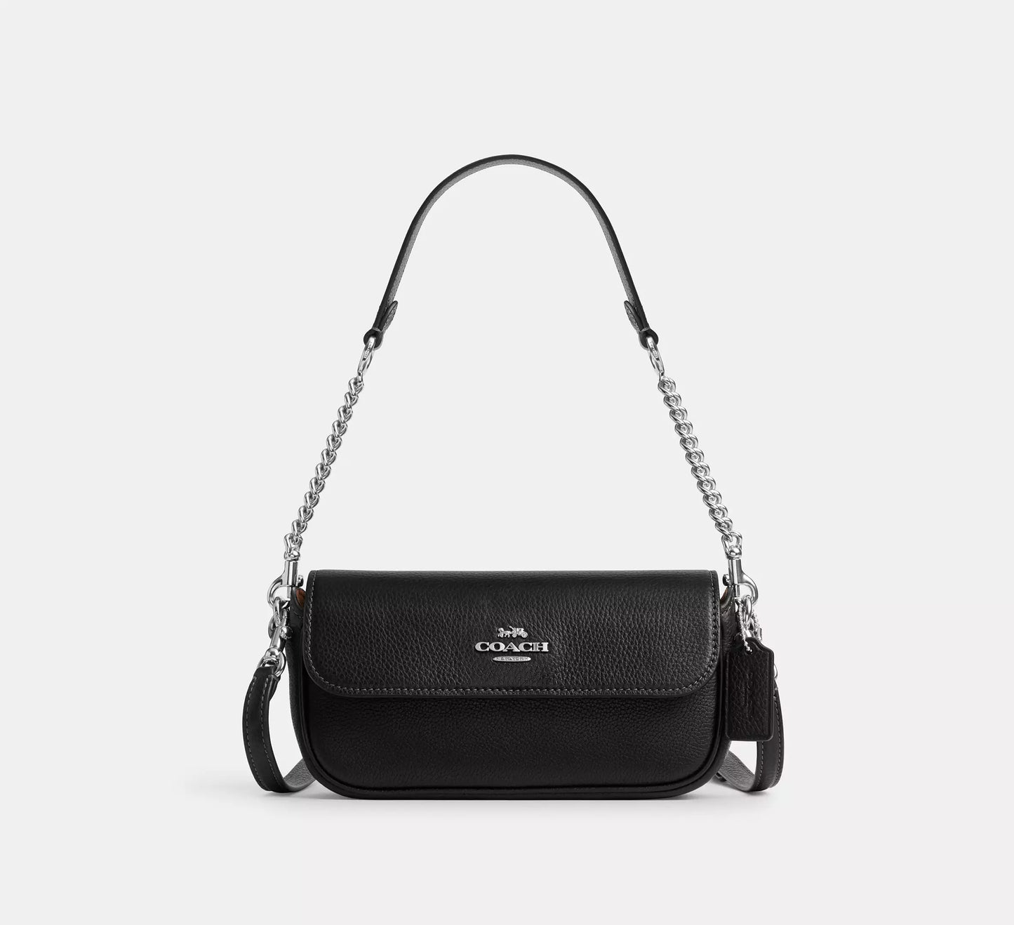 Coach Hailey Flap Bag In Signature Canvas