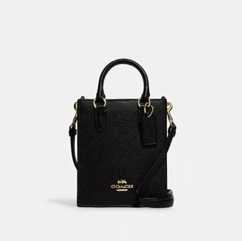 Coach North South Mini Tote Renkli Blok