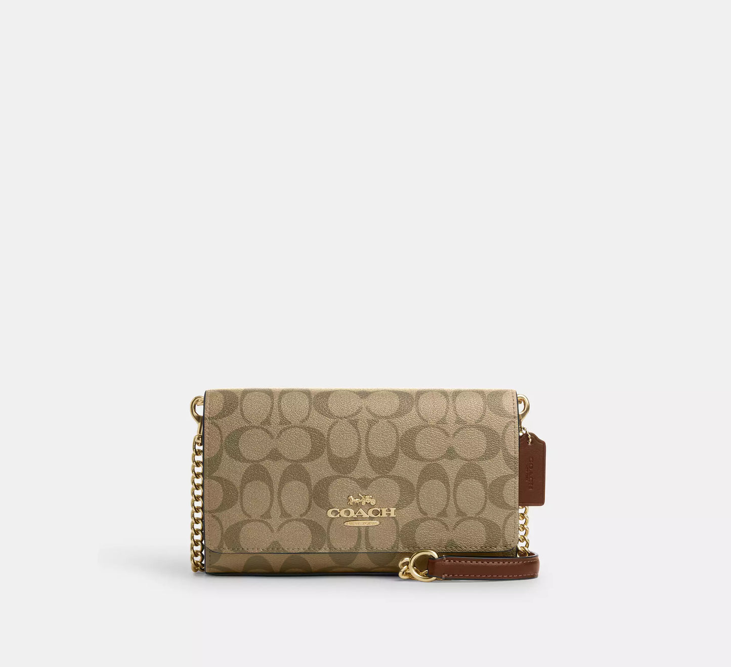 Coach Flap Crossbody in Signature Canvas