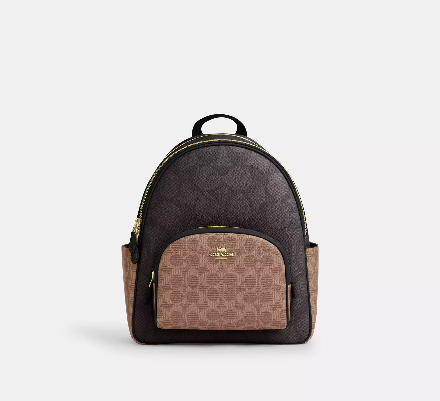 Coach Court Backpack In Signature Canvas